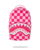 FURZILLA SHARK (PINK CHECK) BACKPACK