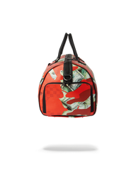 MONEY CAMO (RED) DUFFLE