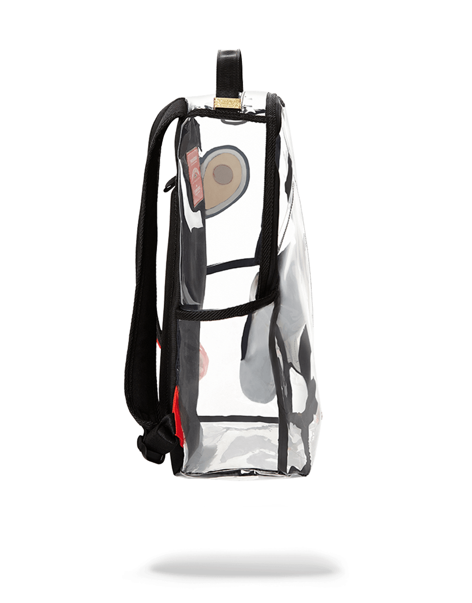 ANGLED 20/20 VISION SHARK CLEAR BACKPACK