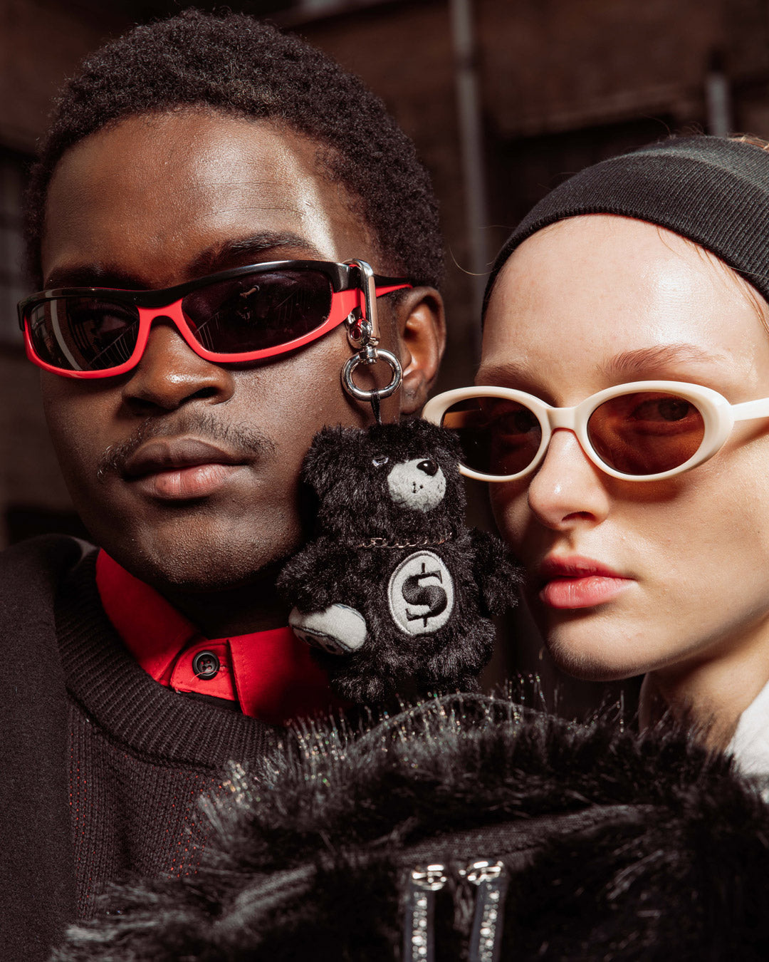 FURZILLA SHARK (NIGHT) BEAR CUB KEYCHAIN