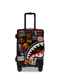 GLOBAL MOGUL UNLIMITED MILES SHARKNAUTICS HARDSHELL CARRY-ON LUGGAGE