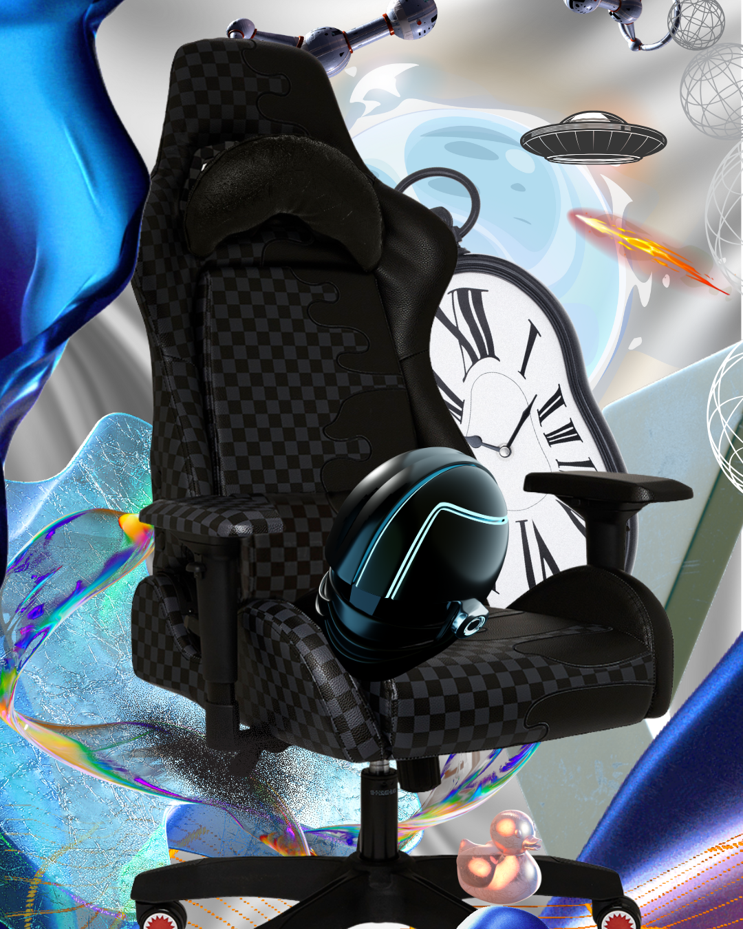 SPEED SHARK SIDE SWIPE GAMING CHAIR